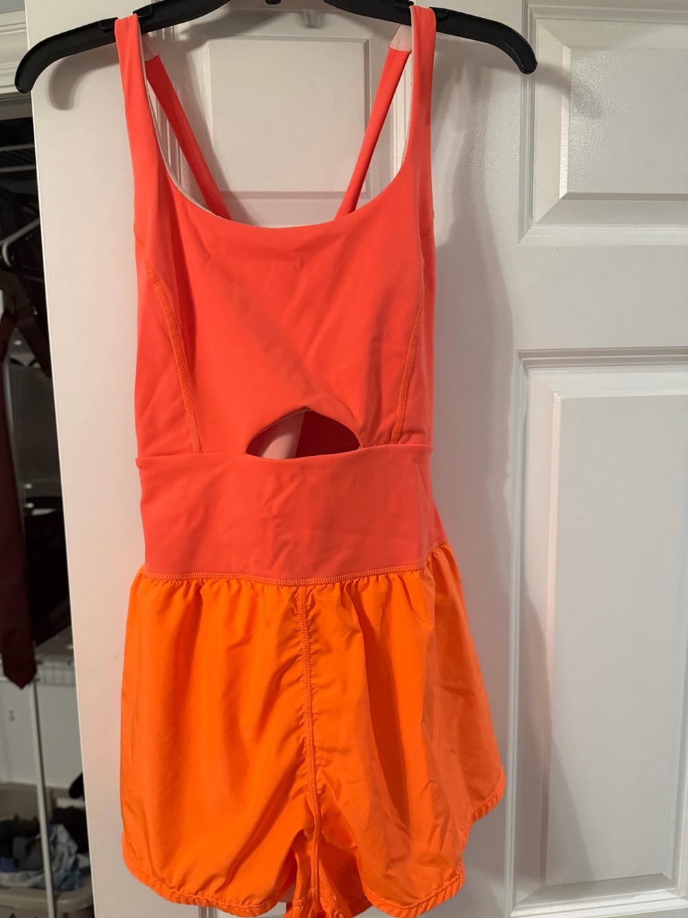 FP Movement by Free People Righteous Runsie Neon Coral Size M